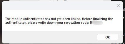 Revocation code в Steam Desktop Authenticator